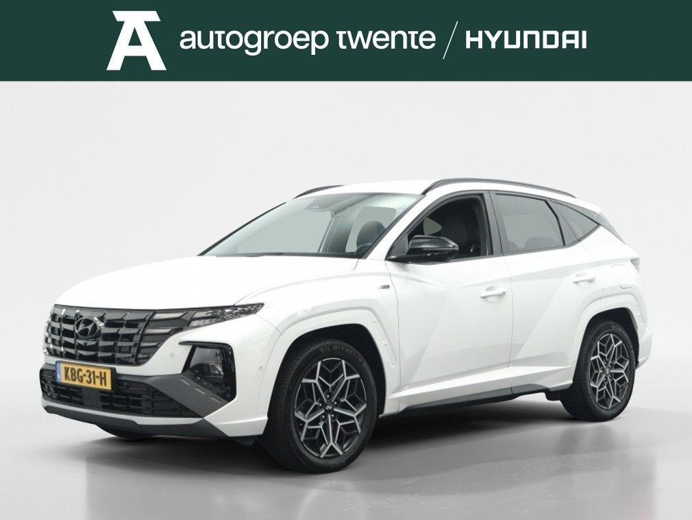 Hyundai Tucson 1.6 T-GDI PHEV N-Line 4WD 265PK | 360 graden, Auto's, 14 kWh, Gebruikt, 4 cilinders, Wit