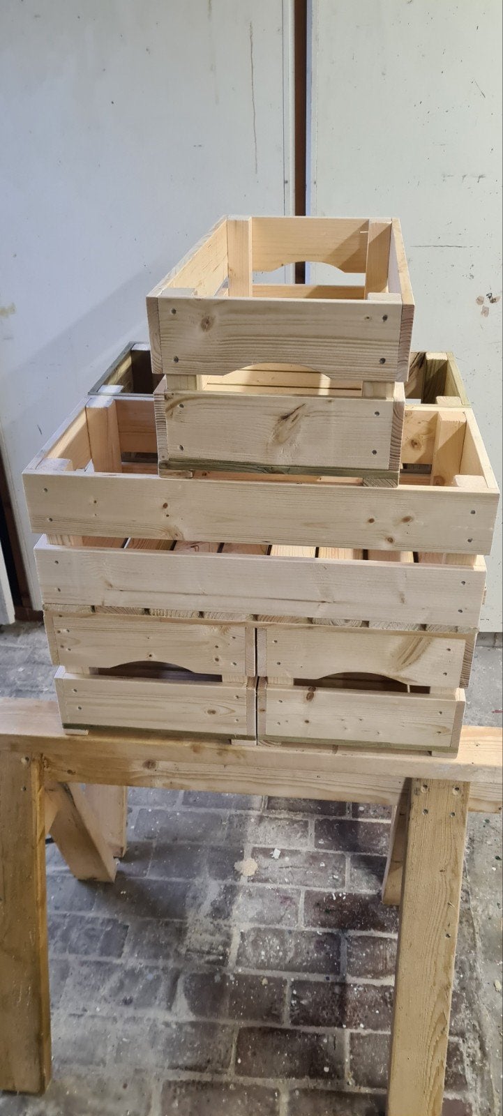 Nieuwe houten kistjes - decoratief en functioneel, Ophalen, Minder dan 50 cm, 50 tot 100 cm, Nieuw