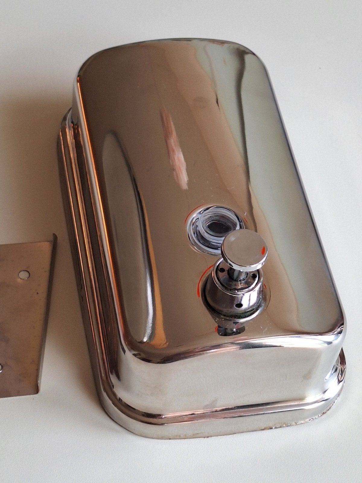 Zeepdispenser, Huis en Inrichting, Ophalen of Verzenden, Zo goed als nieuw, Zilver