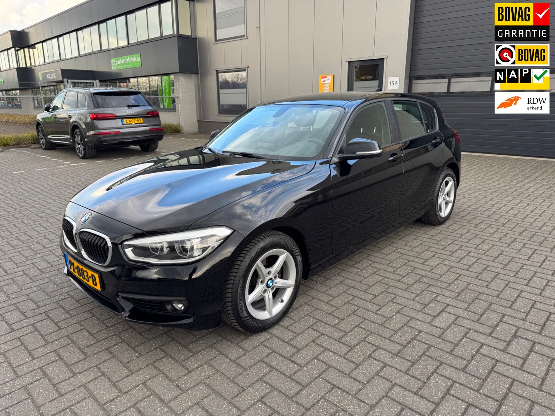 BMW 1-serie 118i Corporate Lease Executive, Auto's, BMW, 12 maanden, Gebruikt, Zwart, Origineel Nederlands