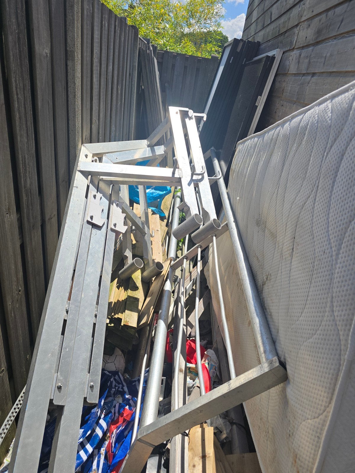 Gebruikte aluminium ladder - diverse hoogtes, Gebruikt, Ophalen of Verzenden, Ladder, Opvouwbaar of Inschuifbaar