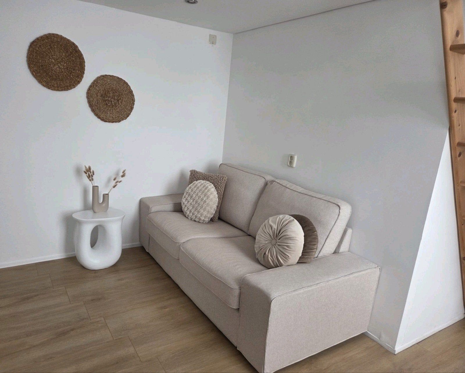Kivik Tresund lichtbeige 2 zits zgan, Ophalen, Zo goed als nieuw, 75 tot 100 cm, 200 tot 250 cm