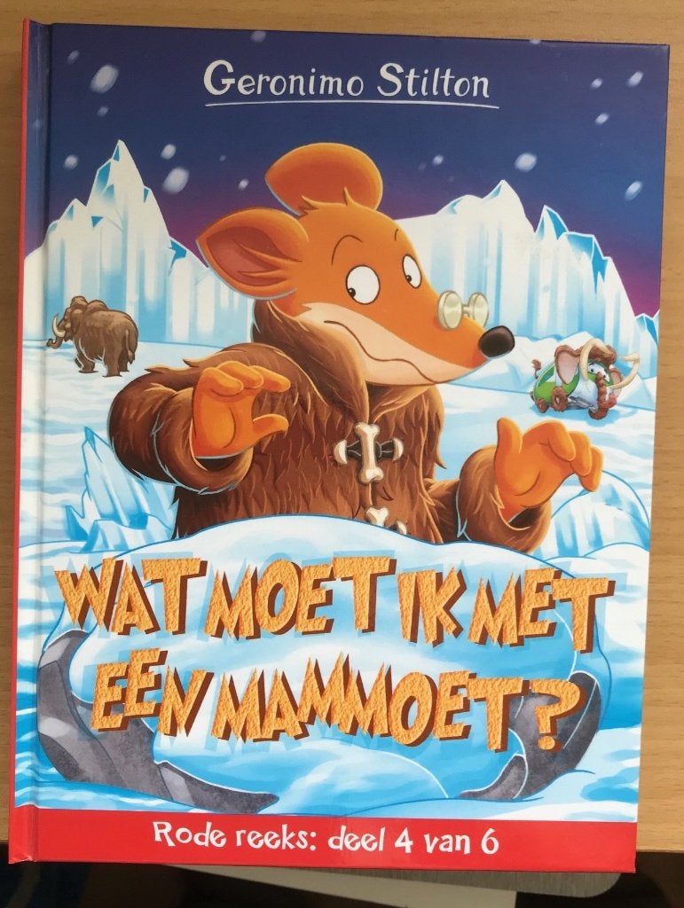 Geronimo Stilton - Wat moet ik met een Mammoet?, Ophalen of Verzenden, Zo goed als nieuw, Fictie algemeen
