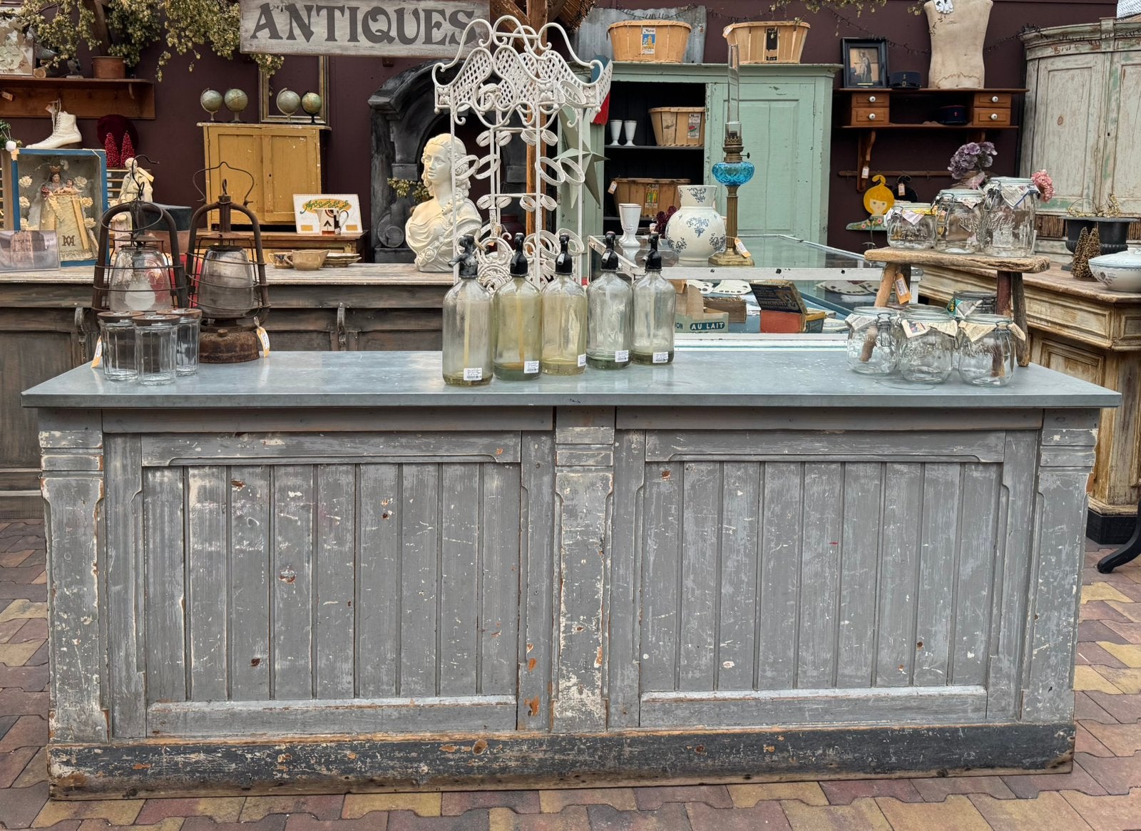 Stoere toonbank, keuken/badkamer element, buitenkeuken,zink, Ophalen