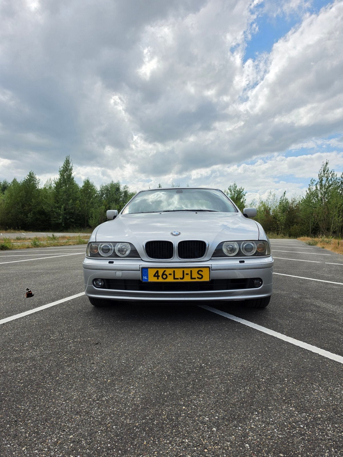 BMW 5-Serie 2.2 I 520 AUT 2003 Grijs, Auto's, Achterwielaandrijving, 170 pk, Sedan, 1700 kg