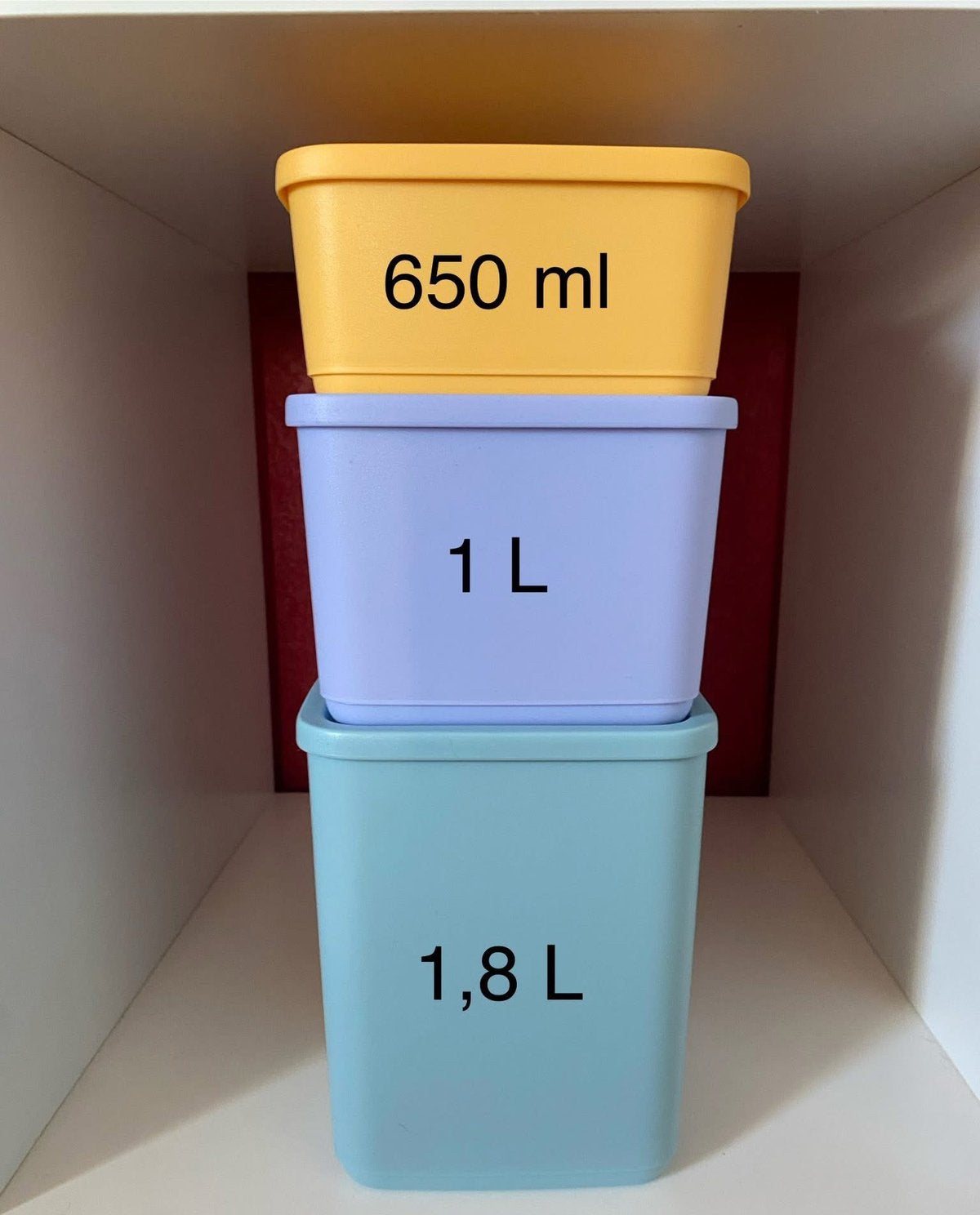 Nieuw Cubix set (3) bewaarbak snackdoos voorraaddozen set, Huis en Inrichting, Keuken | Tupperware, Ophalen of Verzenden, Nieuw