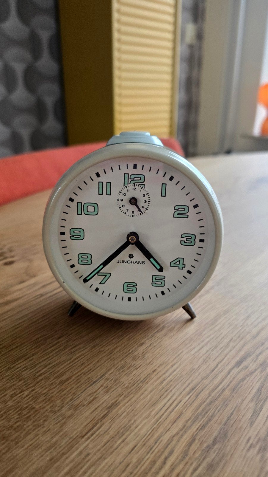 Vintage Junghans Cavalier wekker, Ophalen of Verzenden