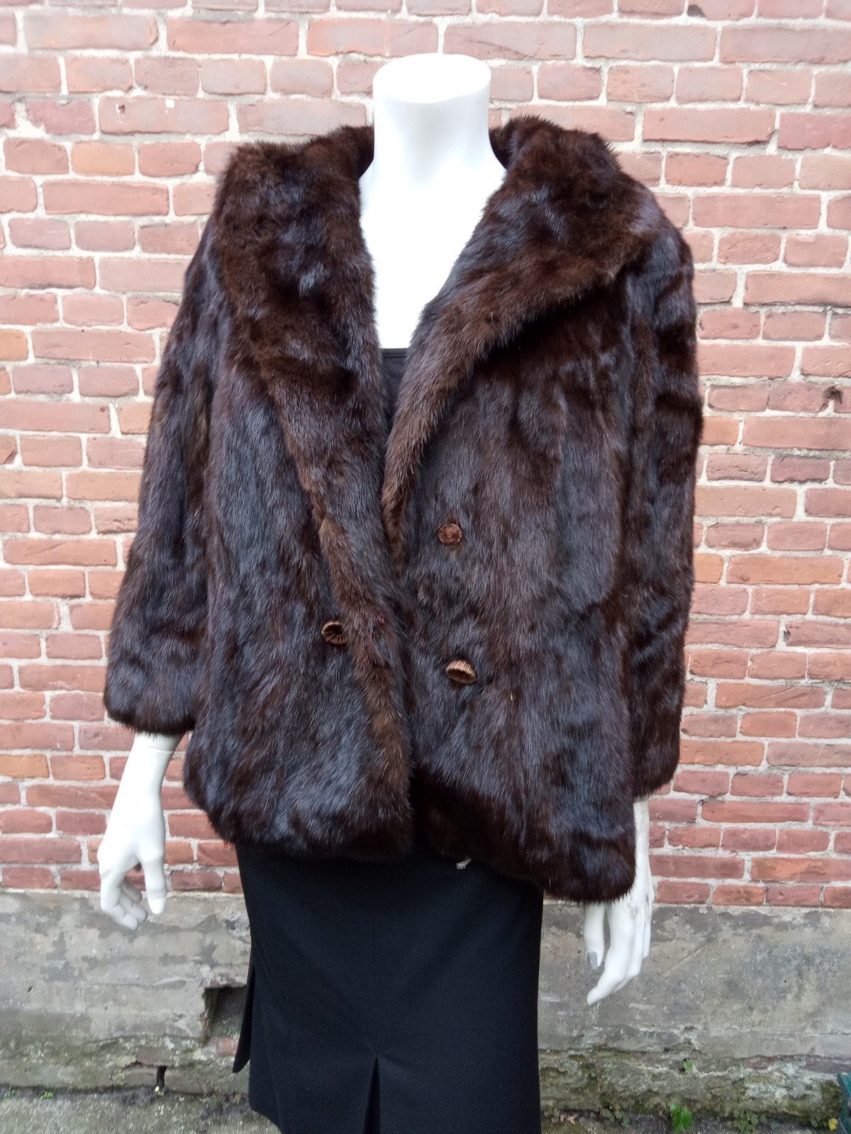 Bontjas bruin Modela Rotterdam, Bruin, Modela, Ophalen of Verzenden, Maat 36 (S)