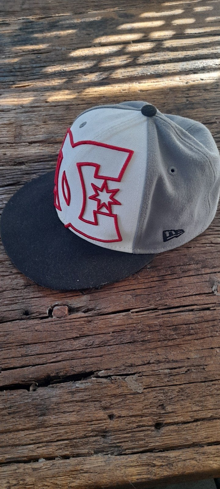 DC Shoes New Era 59Fifty Pet - Grijs/Wit/Zwart, Ophalen of Verzenden, Zo goed als nieuw, DC Shoes, Pet