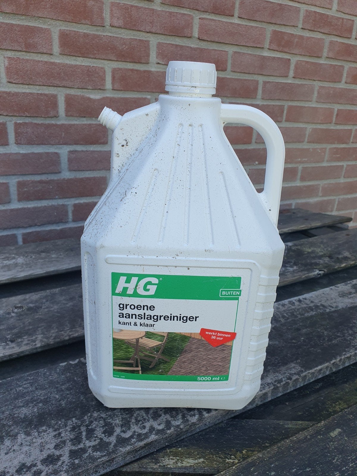 HG groene aanslagreiniger kant & klaar 5000 ml, Ophalen, Nieuw