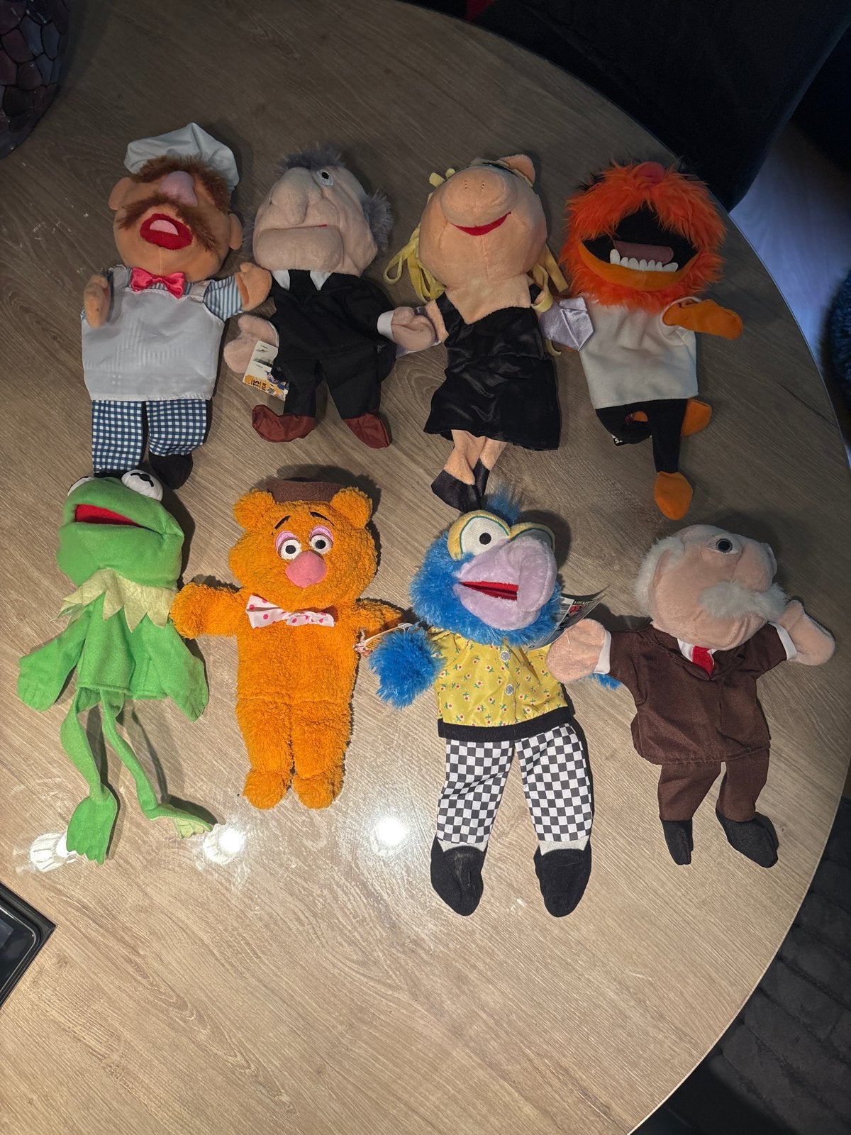 Complete set Muppets handpoppen - 8 stuks, Ophalen of Verzenden, Gebruikt, Jongen of Meisje