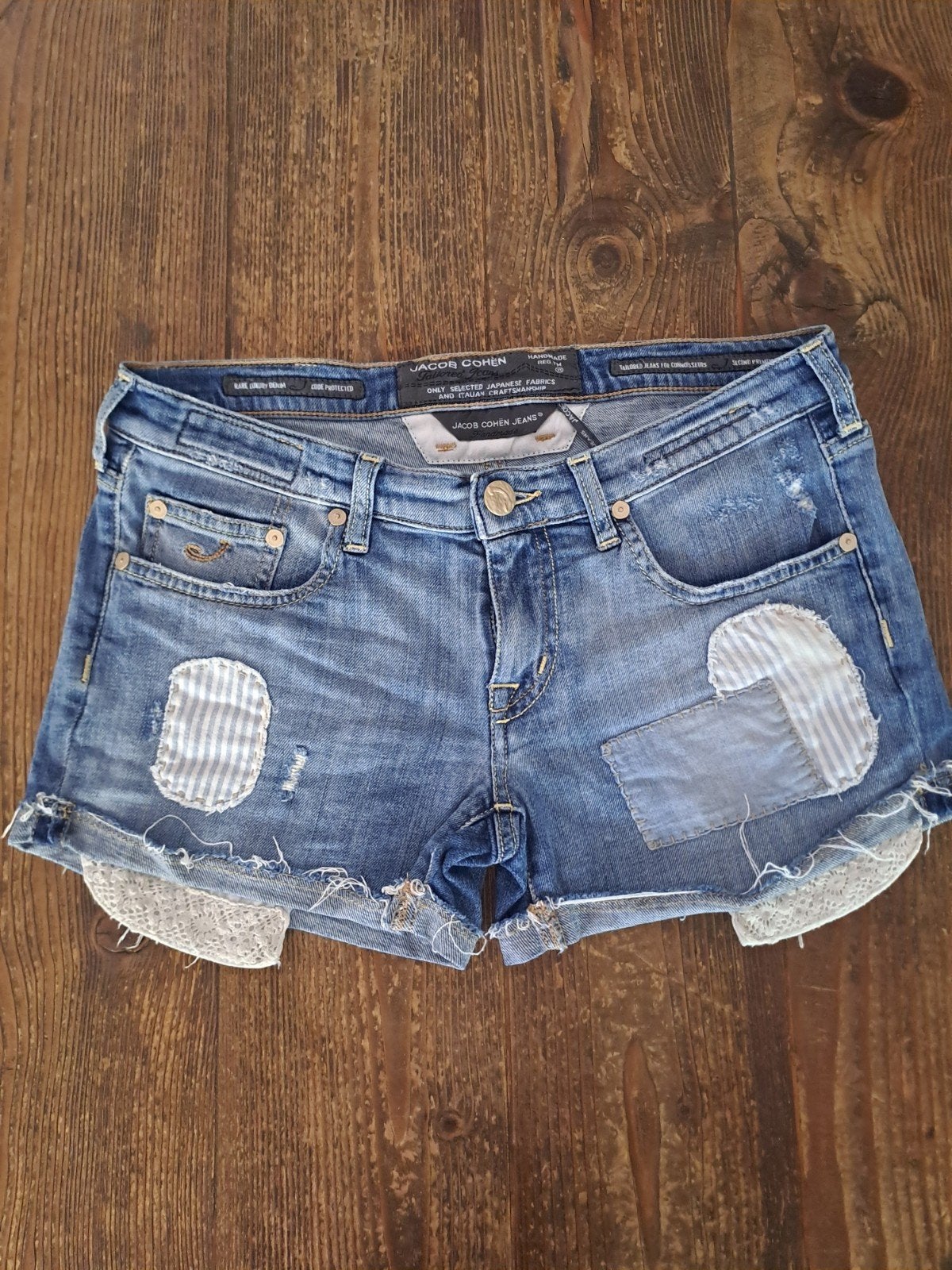 Jacob Cohen jeans short 28, Blauw, Ophalen of Verzenden, Zo goed als nieuw, W28 - W29 (confectie 36)
