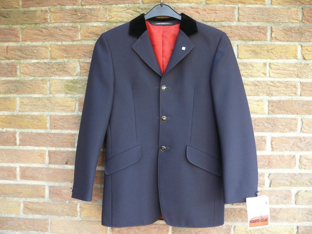 1014 nieuwe wedstrijdjas langer model navy kleurig, Dieren en Toebehoren, Dressuur, Nieuw, Ophalen of Verzenden, Eurostar