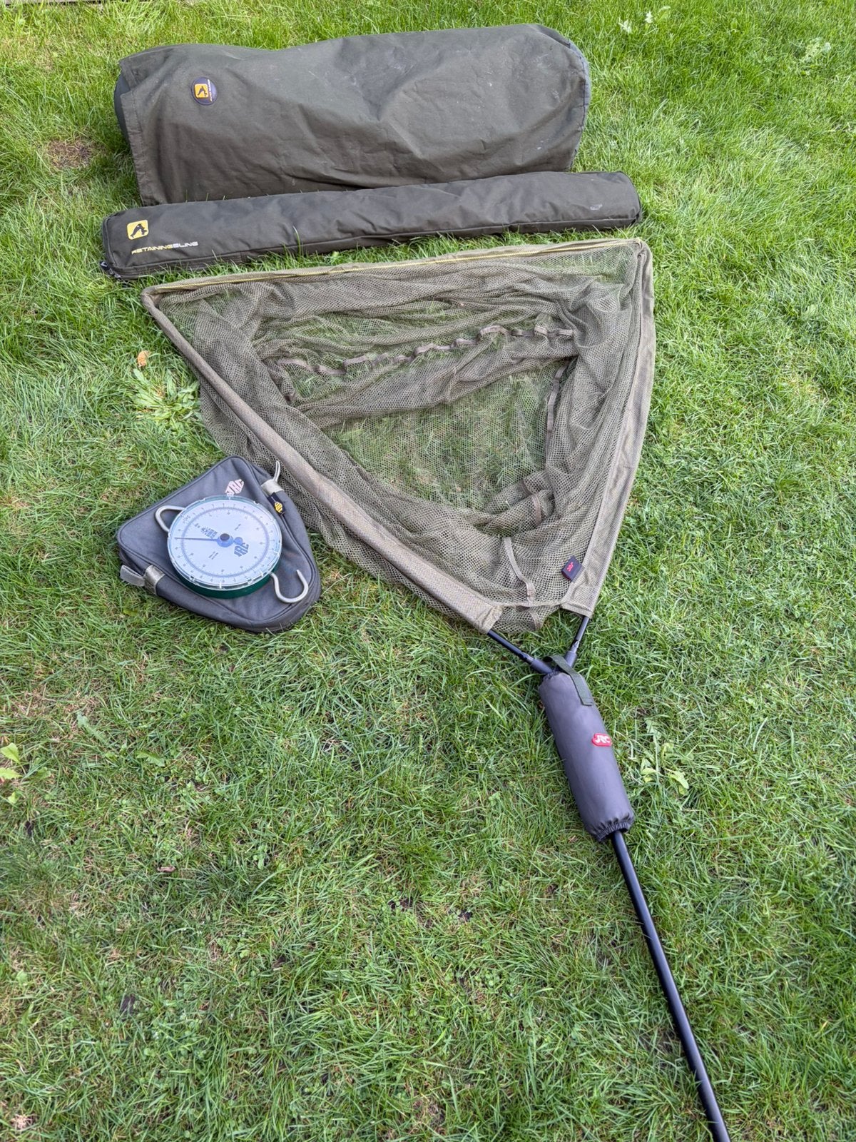 Avid carp retainer sling cradle jrc scheptnet en weegschaal, Ophalen, Gebruikt, Overige typen