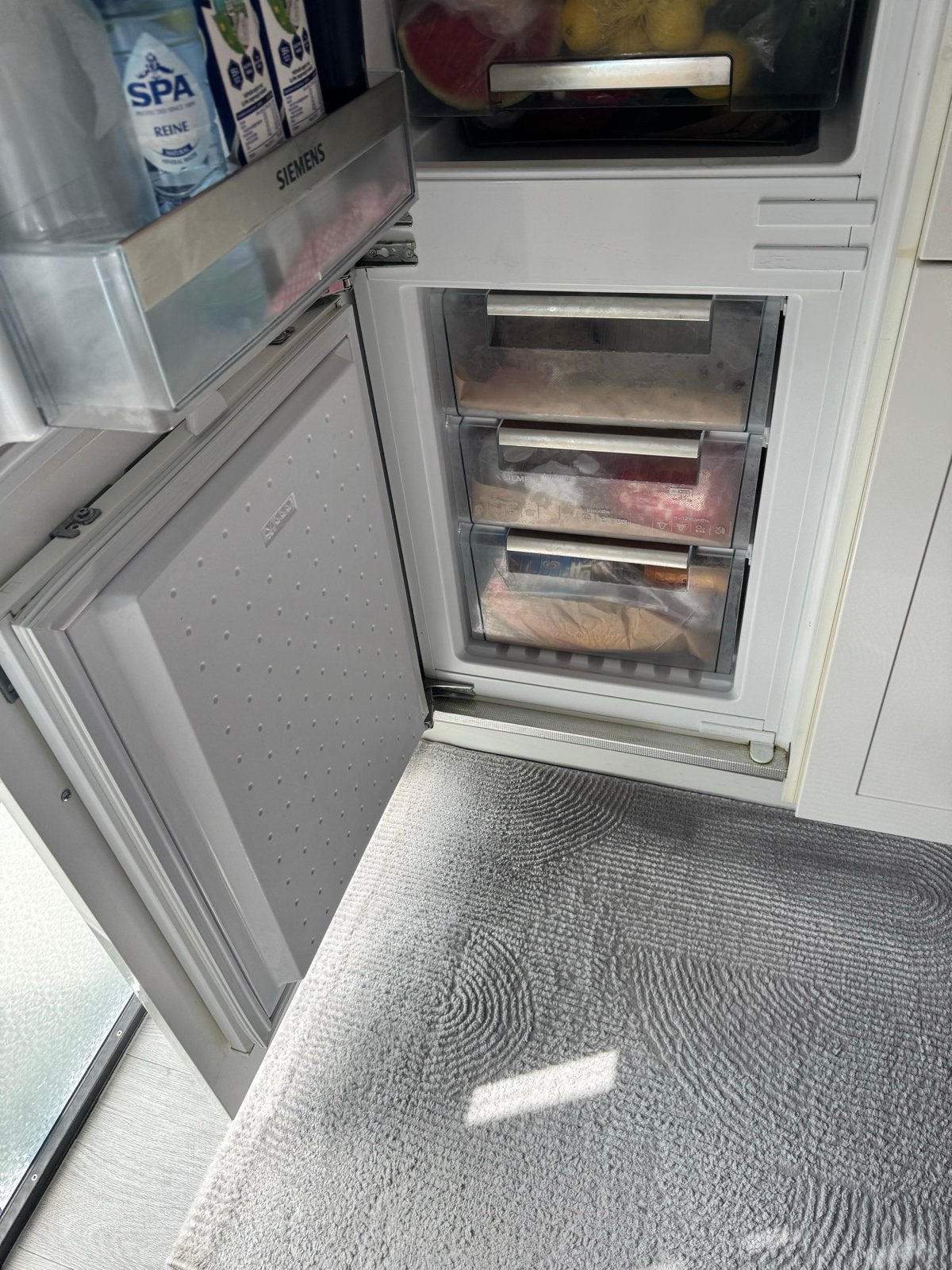 Inbouw Siemens Koelkast met Vriezer - KI34VA50/06, Witgoed en Apparatuur, Ophalen, Gebruikt, 200 liter of meer, 60 cm of meer