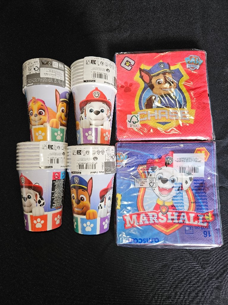 Paw Patrol thema feest, Overige typen, Nieuw, Papier/karton, Ophalen of Verzenden