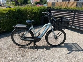 Elektrische UNION E-lane Dames fiets, 53 tot 56 cm, Versnellingen, Zo goed als nieuw, Schijfrem