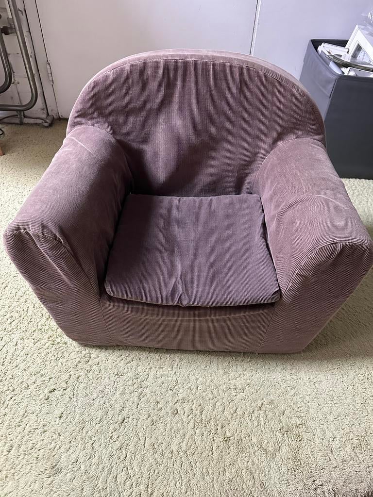 Kinderfauteuil - Alles wasbaar - Ophalen Ommoord, Ophalen, Minder dan 50 cm, Gebruikt, Minder dan 75 cm