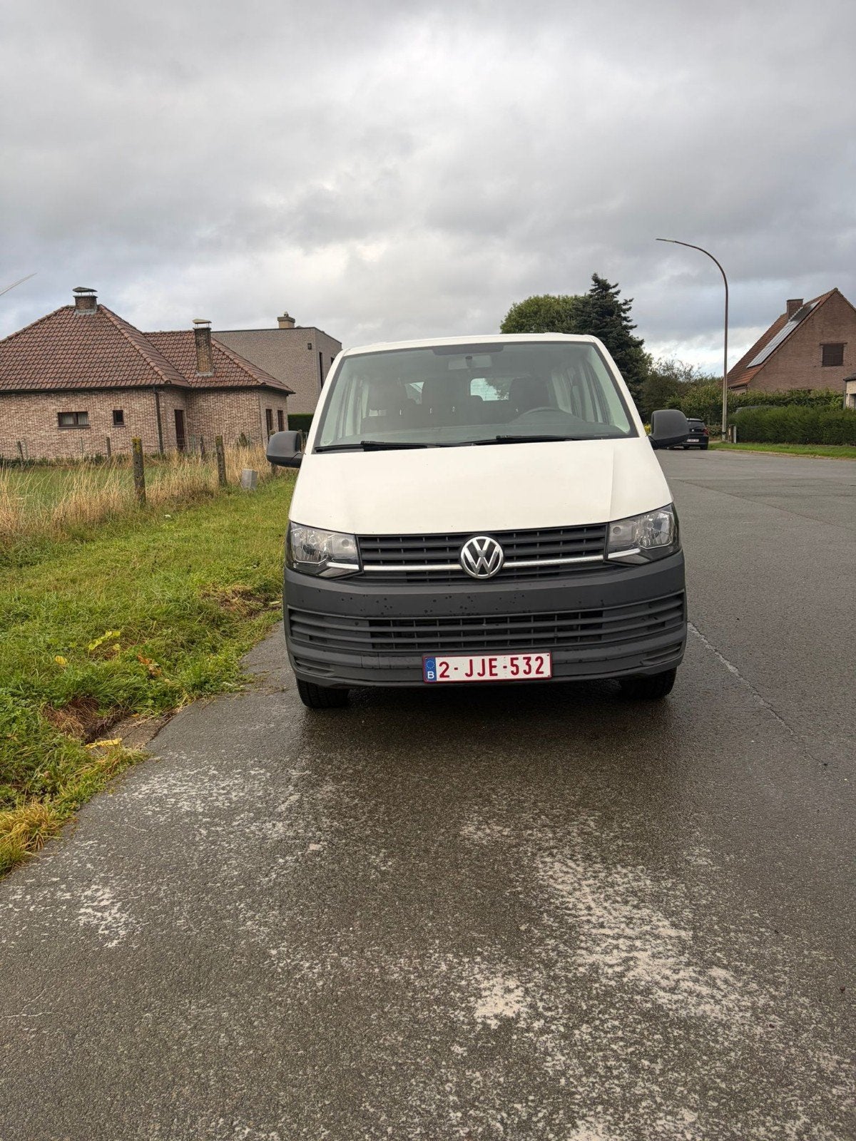 transporter t6 2019, Lederen bekleding, Zwart, Volkswagen, Wit