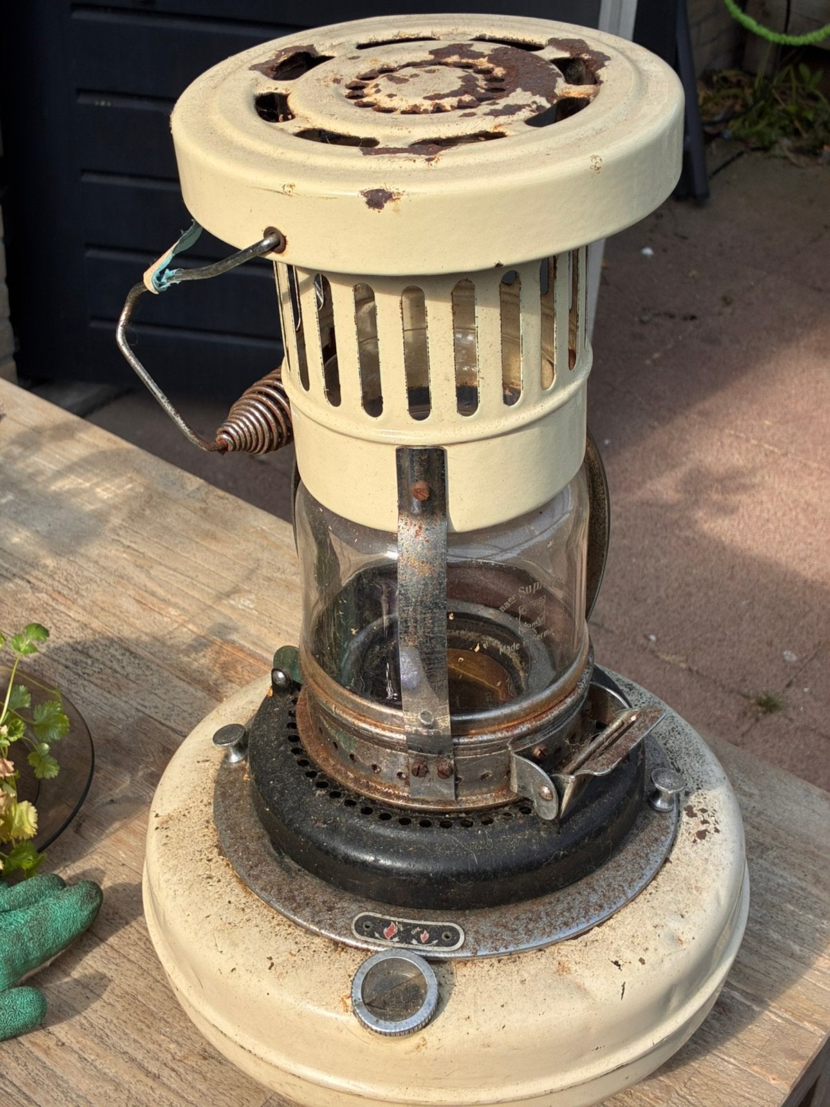 Saffire petroleumkachel/ petroleumlamp vintage, Ophalen, Zo goed als nieuw, Overige brandstoffen, Petroleumkachel