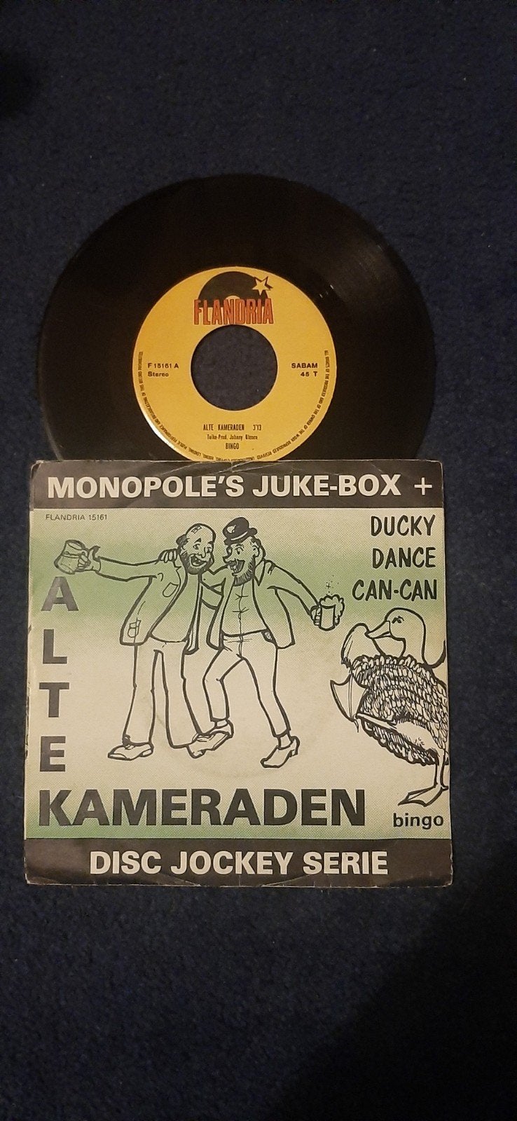 Alte Kameraden / Ducky Dance Can-Can - Flandria Single, Cd's en Dvd's, Ophalen of Verzenden, Gebruikt, Overige genres