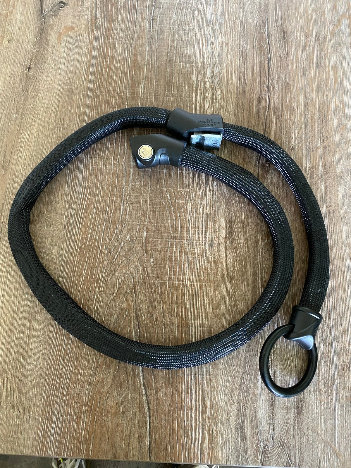 ABUS Kettingslot Infinity Loop 1806/140 Zwart, Ophalen of Verzenden, Zo goed als nieuw, Kettingslot