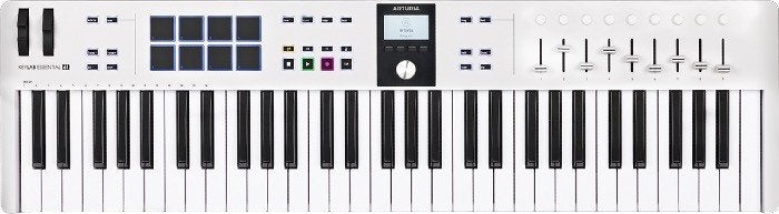 Arturia Keylab Essential MK3 61 White USB/MIDI keyboard, Muziek en Instrumenten, ., Nieuw, Ophalen of Verzenden, .