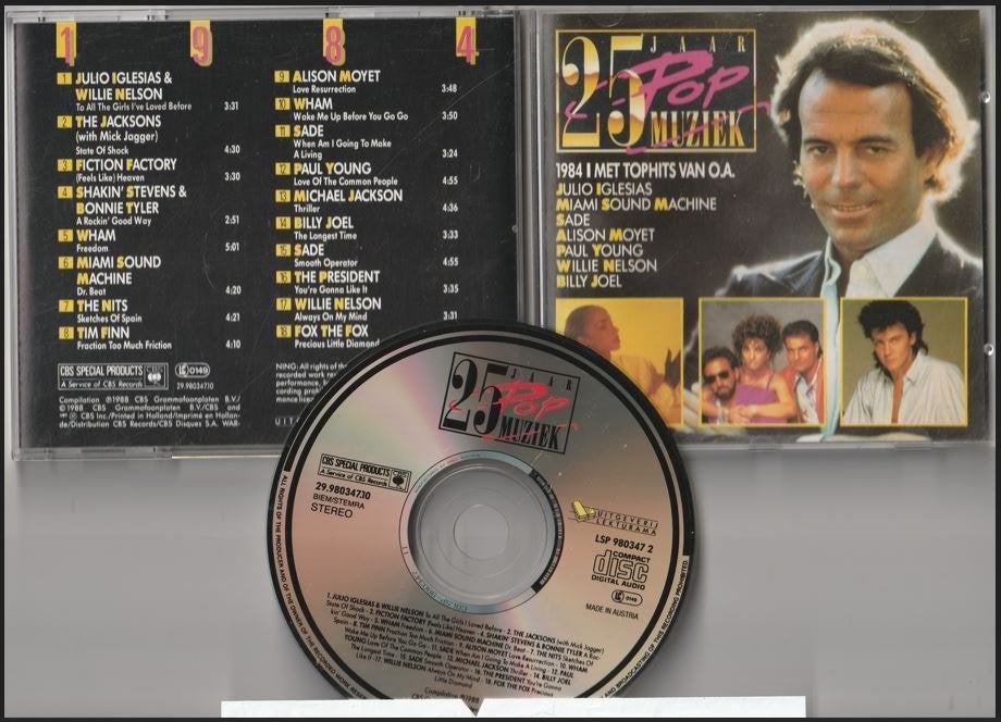 25 Jaar Popmuziek - 1984 - Verzamelalbum, Ophalen of Verzenden, Gebruikt, Pop