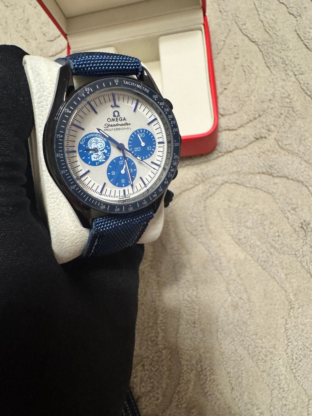 Omega speedmaster, Sieraden, Tassen en Uiterlijk, Horloges | Kinderen, Ophalen of Verzenden, Zo goed als nieuw, Roze, Meisje