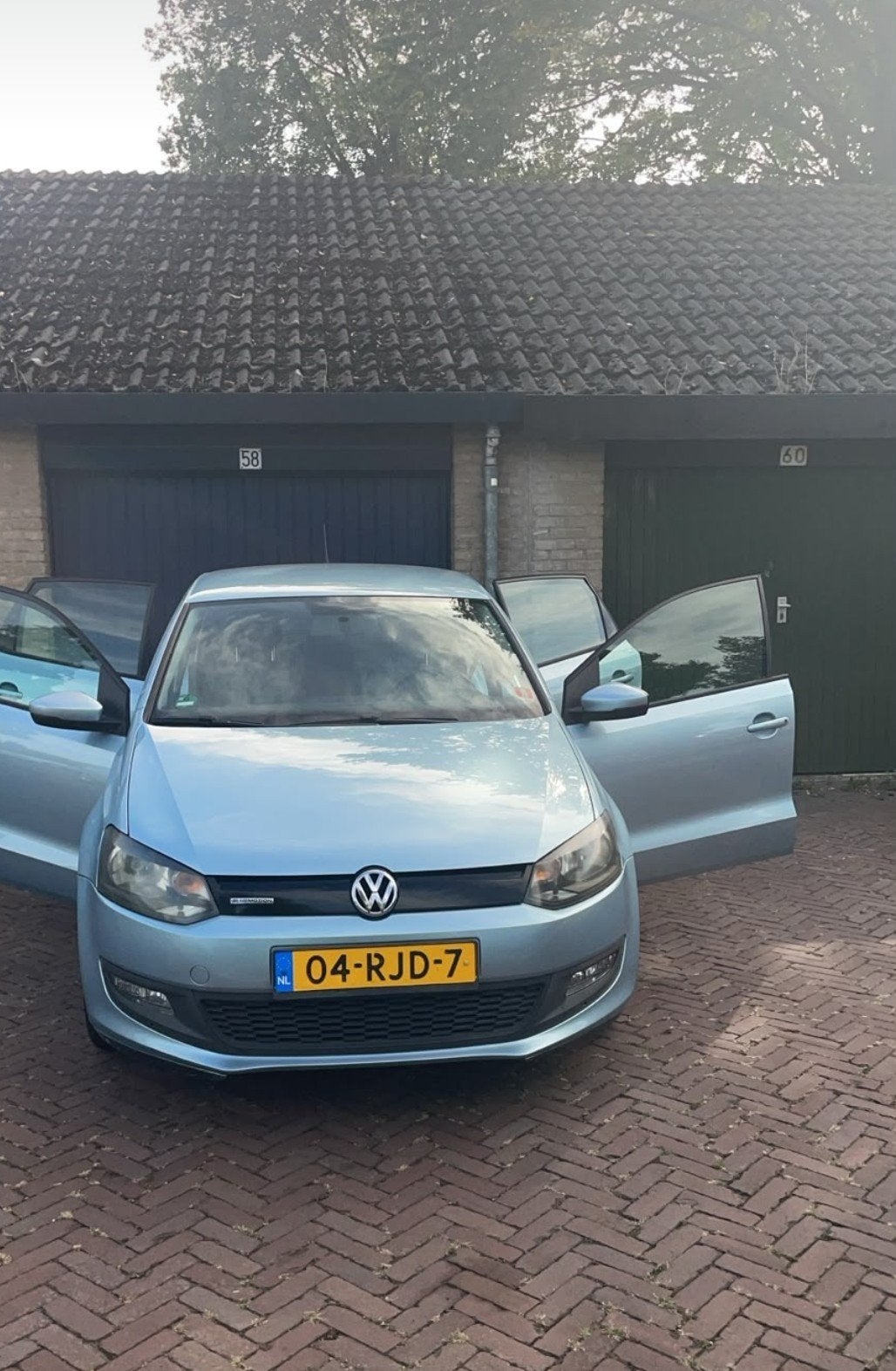 Volkswagen Polo 1.2 TDI 55KW BM 2011 Blauw, Auto's, Voorwielaandrijving, Zwart, 1199 cc, Origineel Nederlands