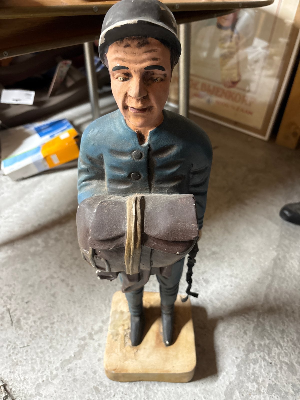 Vintage Ruiter/Stalknecht Beeld - Decoratief, Antiek en Kunst, Ophalen