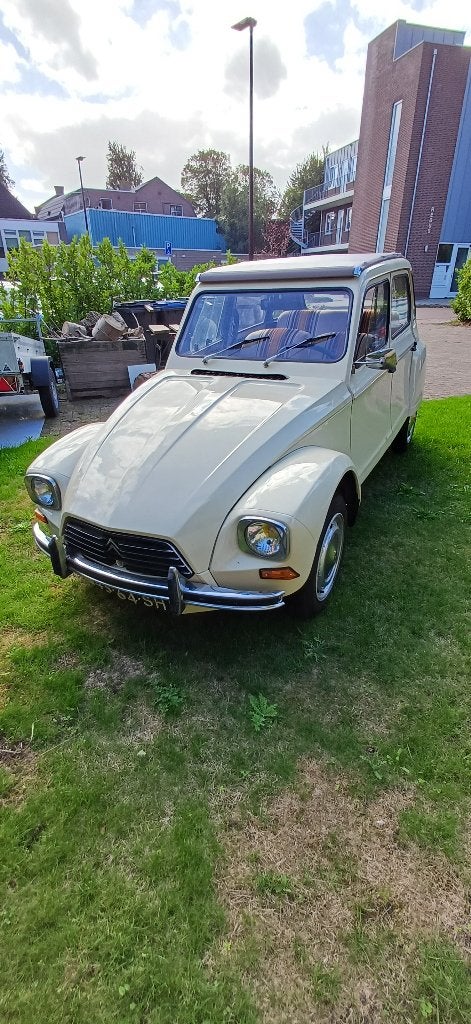 Citroën Dyane 0.4 Luxe 1971 Beige, Auto's, Stof, 2CV, Overige carrosserieën, 435 cc