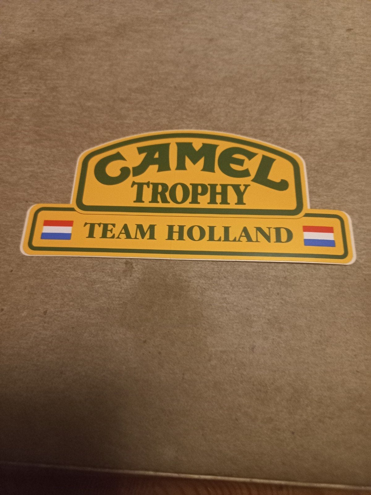 Camel Trophy Team Holland Sticker, Verzamelen, Stickers, Ophalen of Verzenden