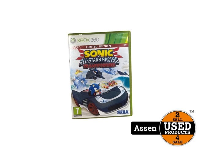 Sonic All Stars Racing Transformed Xbox 360 Game, Sega, Zo goed als nieuw, Support@sega.com, SEGA Corporation
1-1-1 Nishi-Shinagawa
Shinagawa-ku, Tokyo 141-0033
Japan
