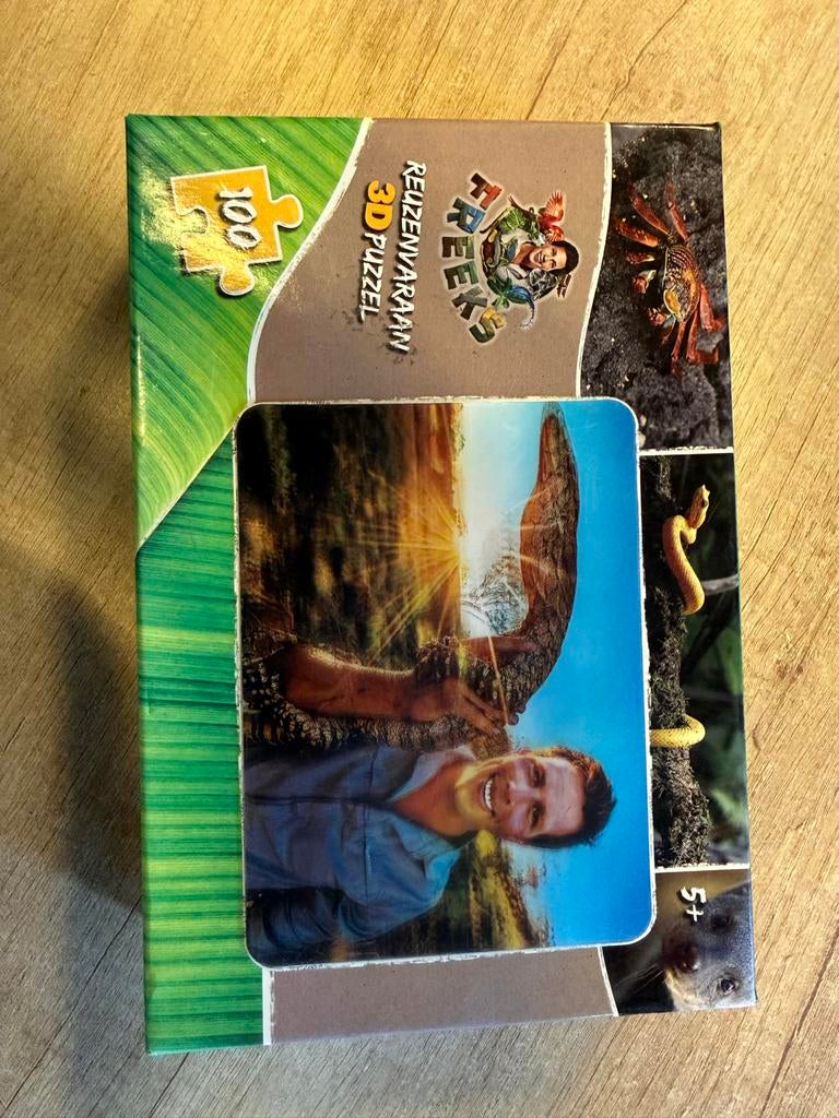 Freek Vonk Reuzenvaraan 3D Puzzel (100 stukjes), Ophalen of Verzenden, Meer dan 50 stukjes, Gebruikt, 6 jaar of ouder