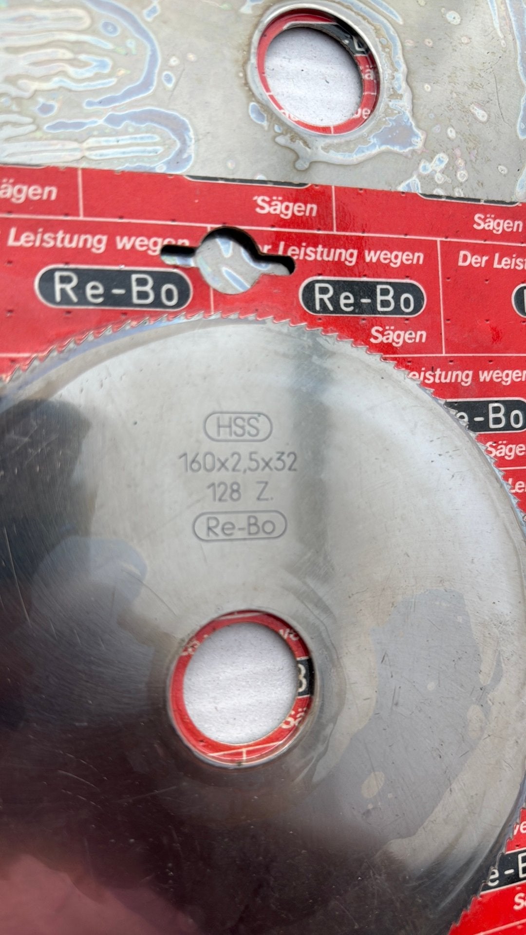 Zaagbladen 9x  HSS. 160x2x32, Ophalen of Verzenden, Zo goed als nieuw, Minder dan 700 watt, Haakse handslijpmachine