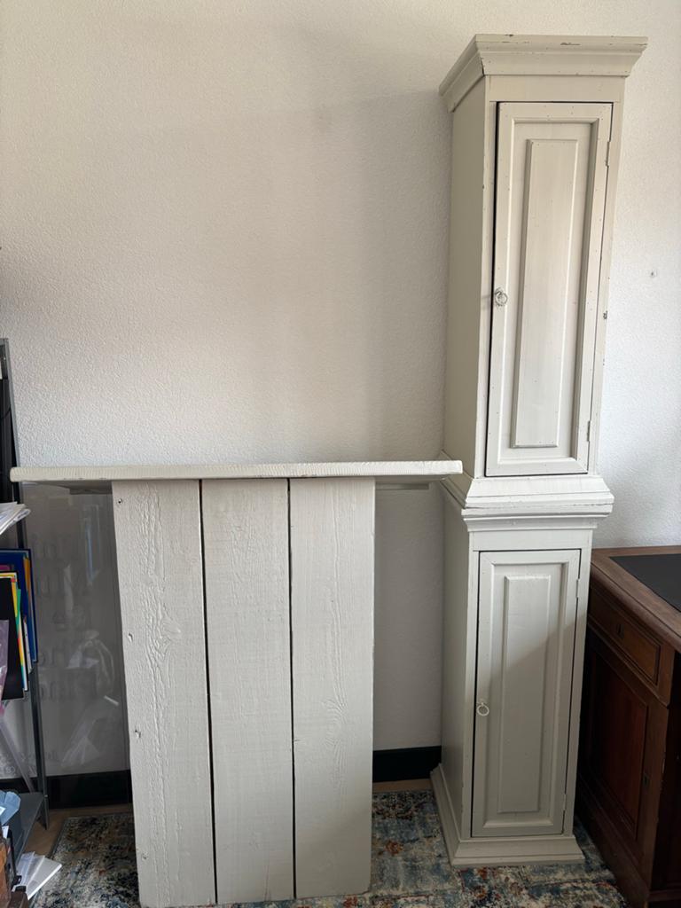 Katheder en twee sokkels - Perfect voor bruiloften, Ophalen, Gebruikt