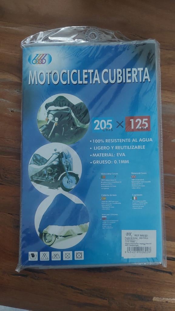Nieuwe Motorhoes Waterdicht EVA 205x125 cm, Motoren, Ophalen of Verzenden, Nieuw