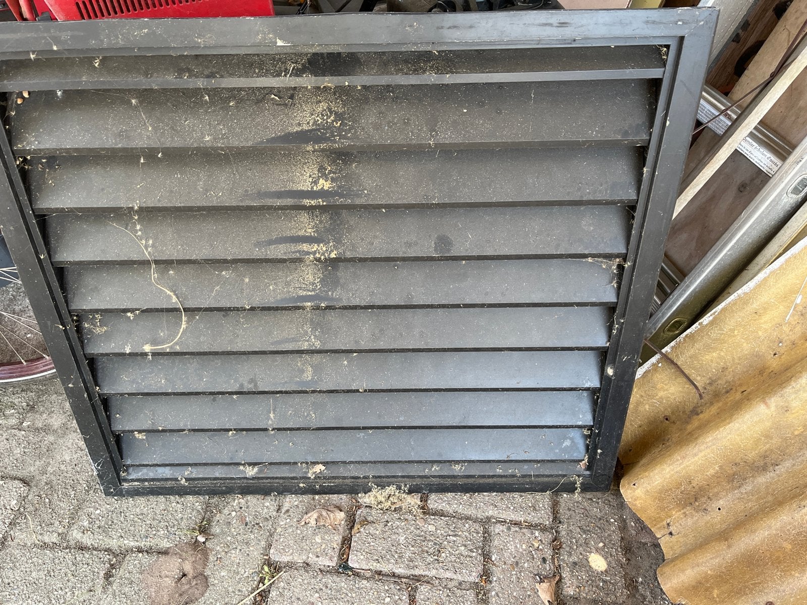 Zgan Ventilatierooster verstelb. lamellen, inbouw 79x69cm, Doe-het-zelf en Verbouw, Ventilatie en Afzuiging, Ophalen, Zo goed als nieuw