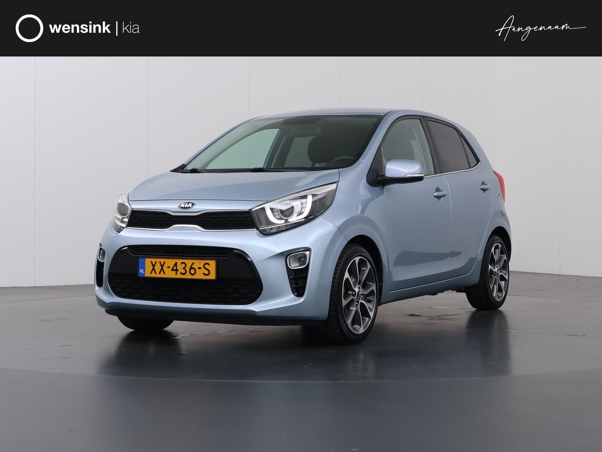 Kia Picanto 1.0 CVVT Colour Edition | Keyless | Navigatie |, Auto's, Stof, Gebruikt, Euro 6, Origineel Nederlands