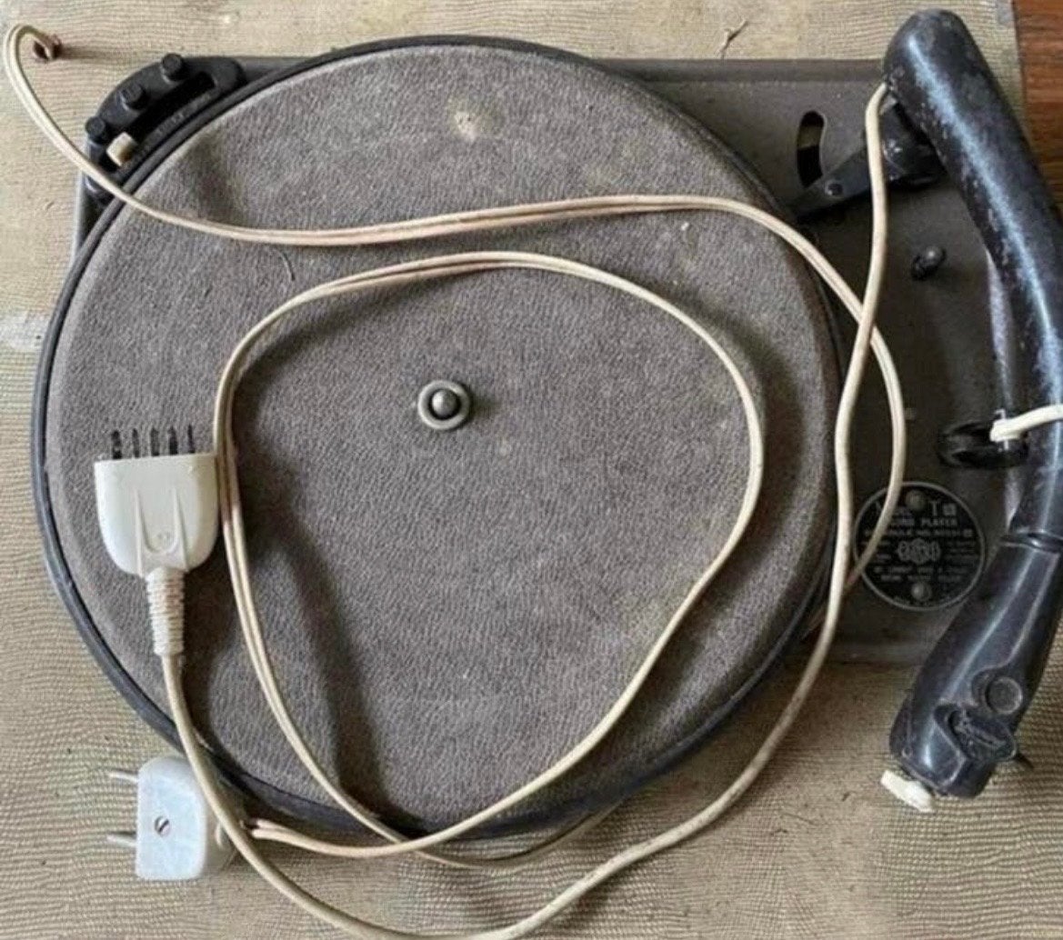 Vintage Platenspeler - Oude Draagbare Grammofoon, Ophalen of Verzenden, Gebruikt, Platenspeler, Overige merken