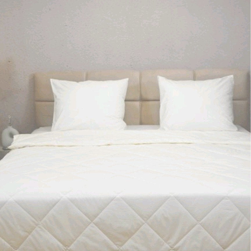 Happybed Dekbed 200x200 Off White All-Year, Wit, Ophalen of Verzenden, Deken of Dekbed, Overige merken