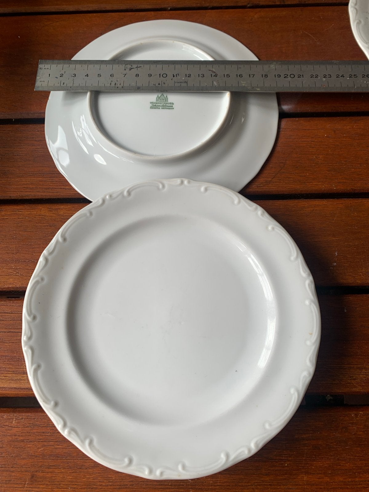 4 Vohenstrauss Seltmann gebaksbordjes 19 cm porselein, Ophalen of Verzenden