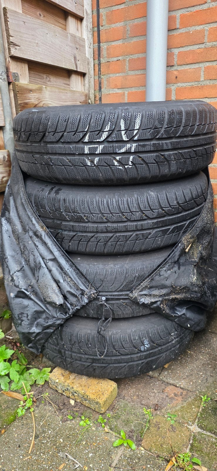 Toyo winterbanden 175/65 R15 88T op stalen velg Suzuki Swift, Ophalen, Gebruikt, 15 inch, 175 mm