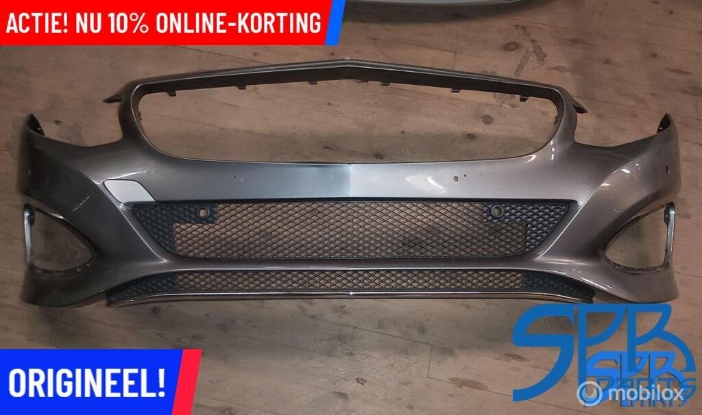 Voorbumper MERCEDES B-KLASSE W246 MOPF FACELIFT GRILL CHROOM, Auto-onderdelen, Gebruikt, Voor, Mercedes-Benz, Ophalen of Verzenden