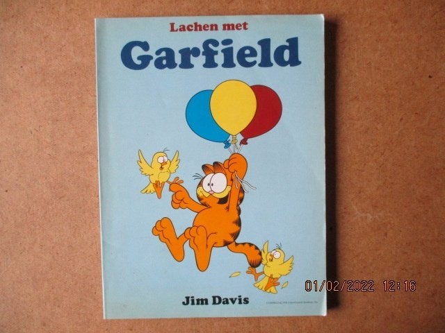 adv5631 lachen met garfield, Eén stripboek, Ophalen, Gelezen