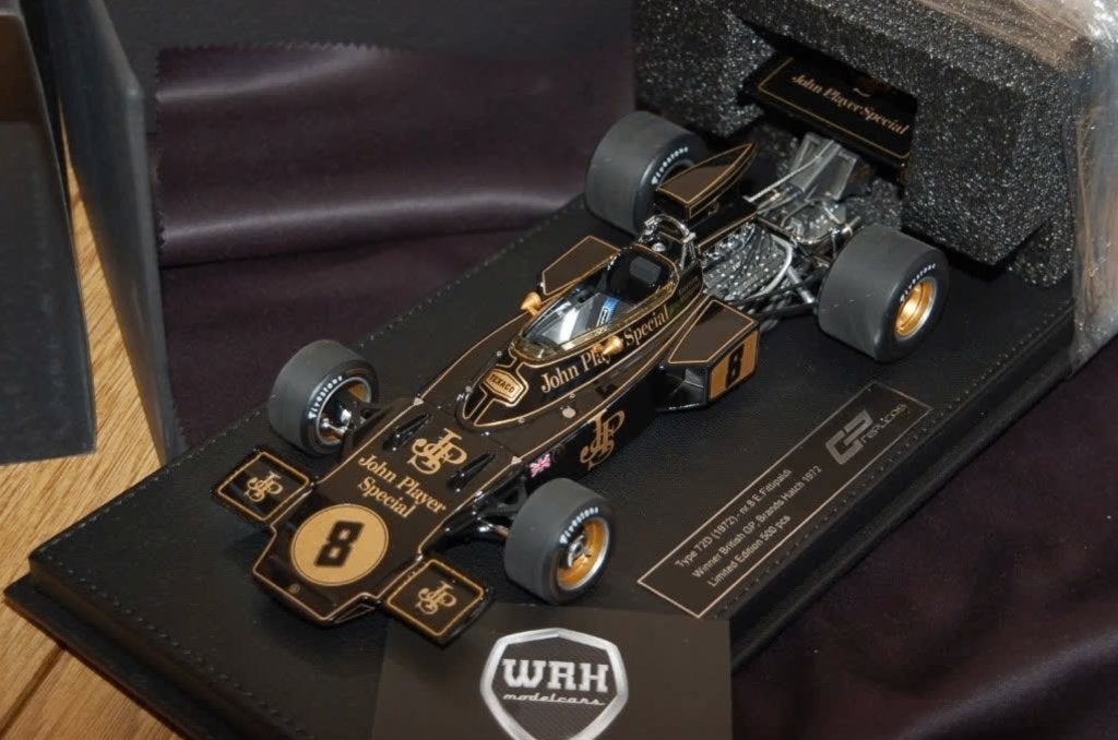 LOTUS 72D F1 FITIPALDI JPS livery #8 GP replicas MINT WRH, Verzenden, Zo goed als nieuw, Auto, Overige merken