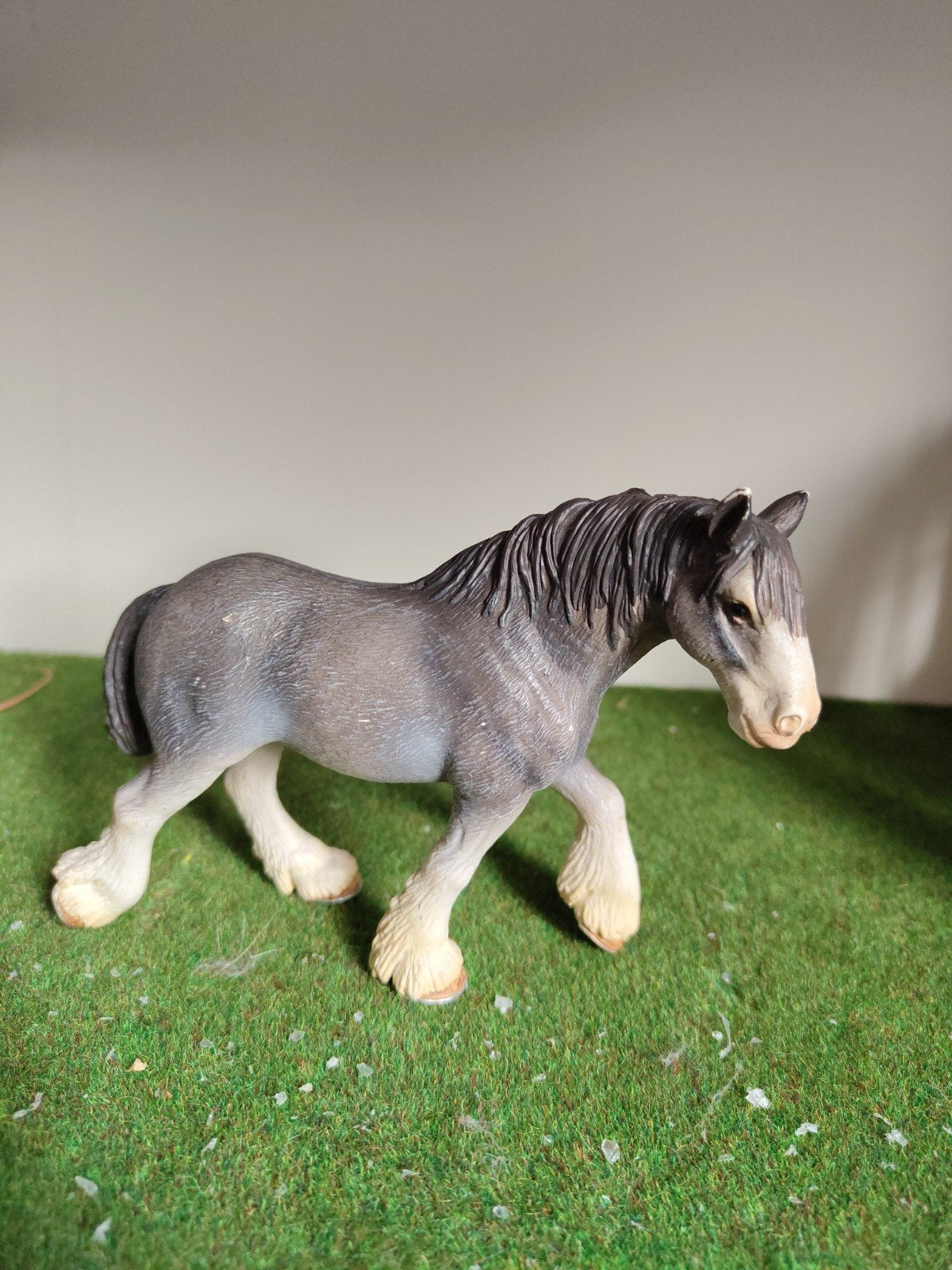 Schleich Shire, Ophalen of Verzenden, Zo goed als nieuw, Paard, Beeldje of Figuurtje