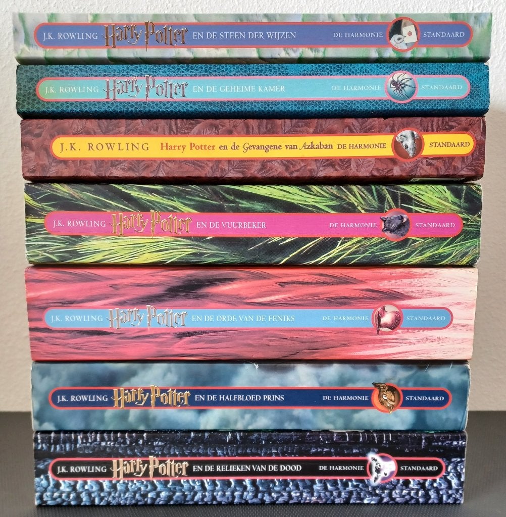 Harry Potter boeken - 7 delen - J.K. Rowling - Nederlands, Ophalen, Zo goed als nieuw, J.K. Rowling, Fictie