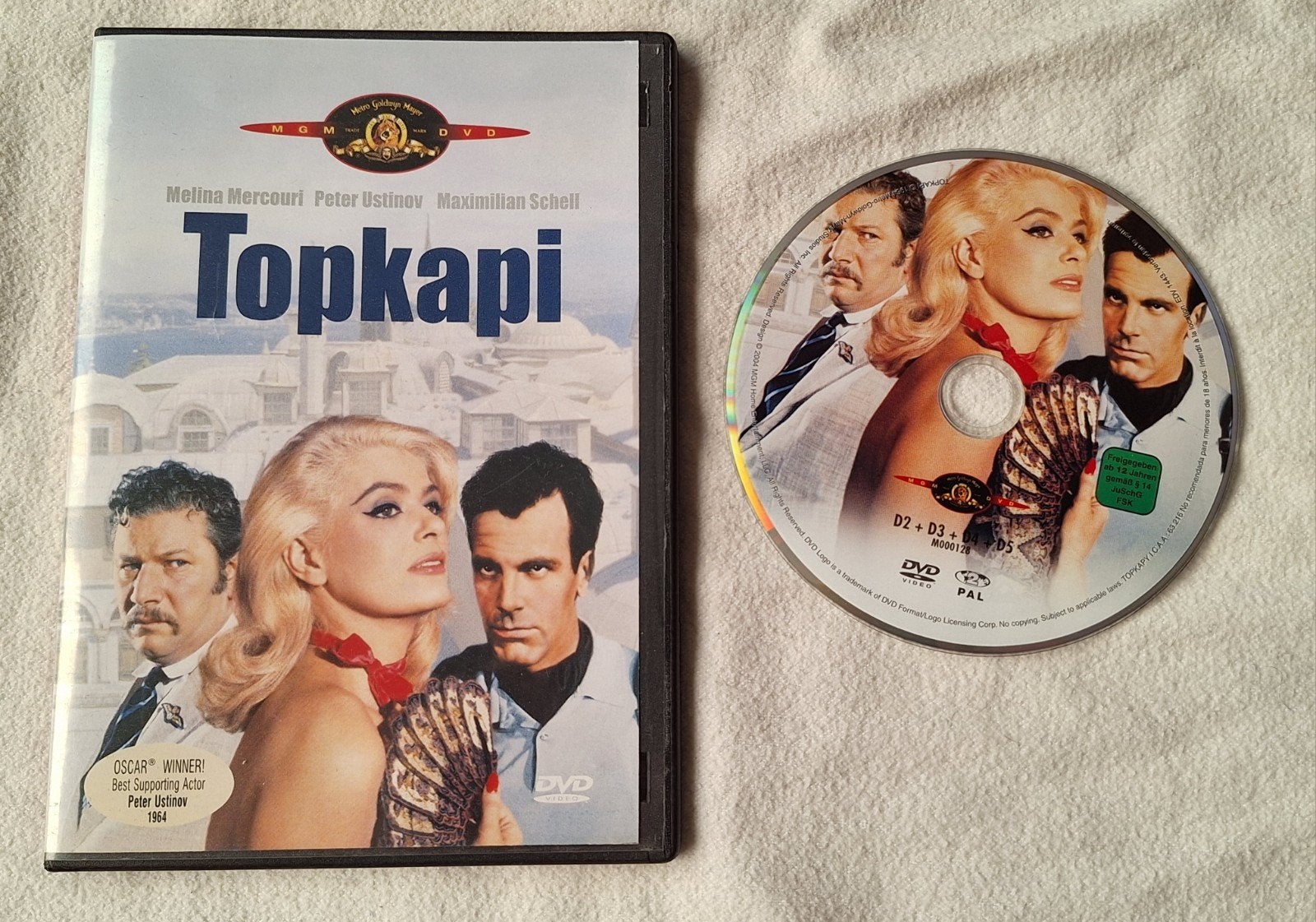 Topkapi ( Jules Dassin ) met Mercouri, Ustinov, Schell, Cd's en Dvd's, 1960 tot 1980, Engels, Alle leeftijden, Nederlands